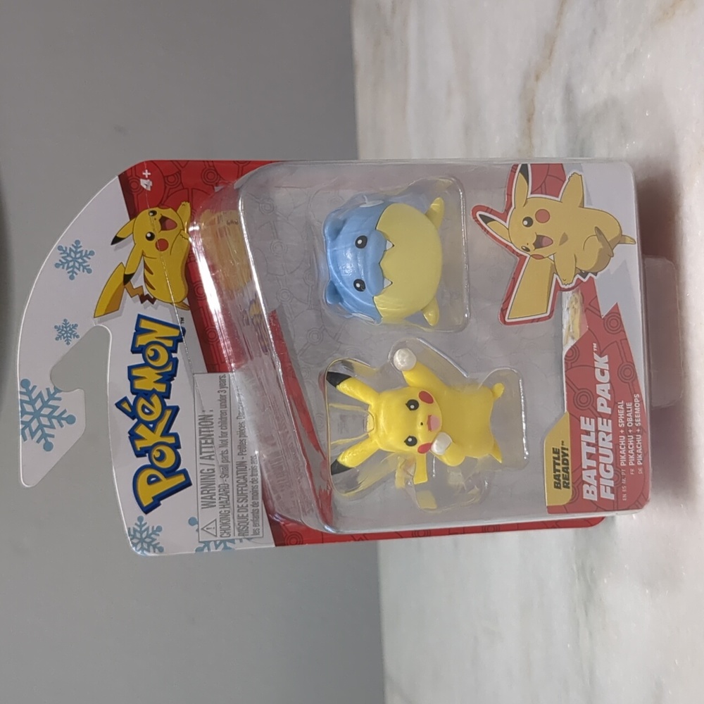 Pokemon Battle Figure Pack Pikachu & Spheal